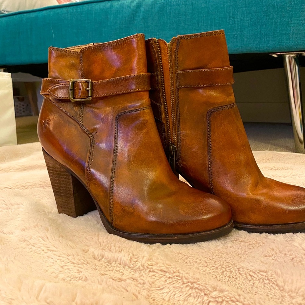 Frye Ankle Heeled Booties